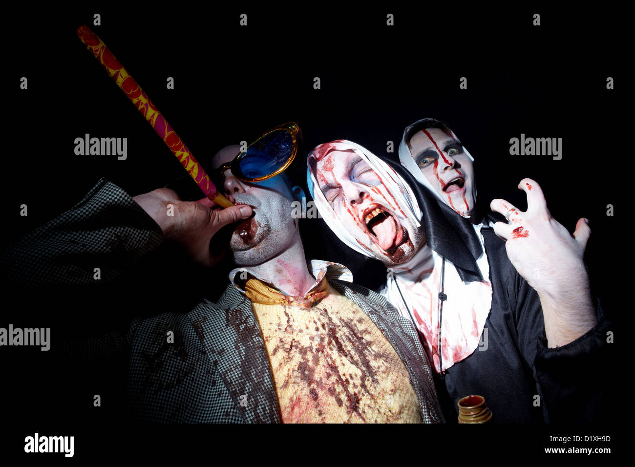 Bristol Zombie a piedi Foto Stock