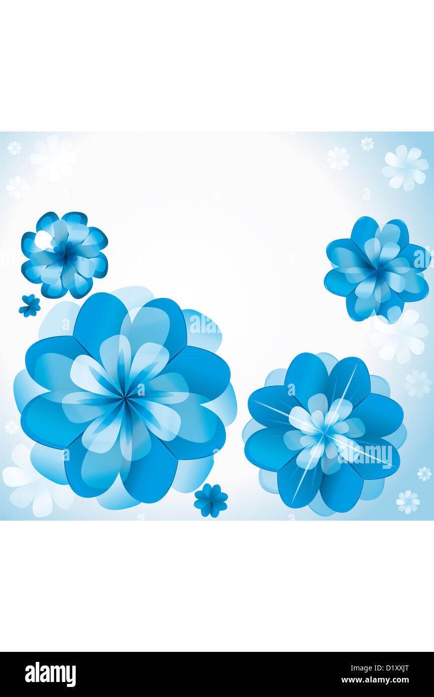 Un astratto modello di sfondo dai colori blu Foto Stock