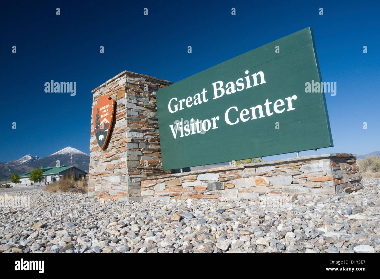 Il grande bacino Centro Visitatori nel Parco nazionale Great Basin, Nevada. Foto Stock