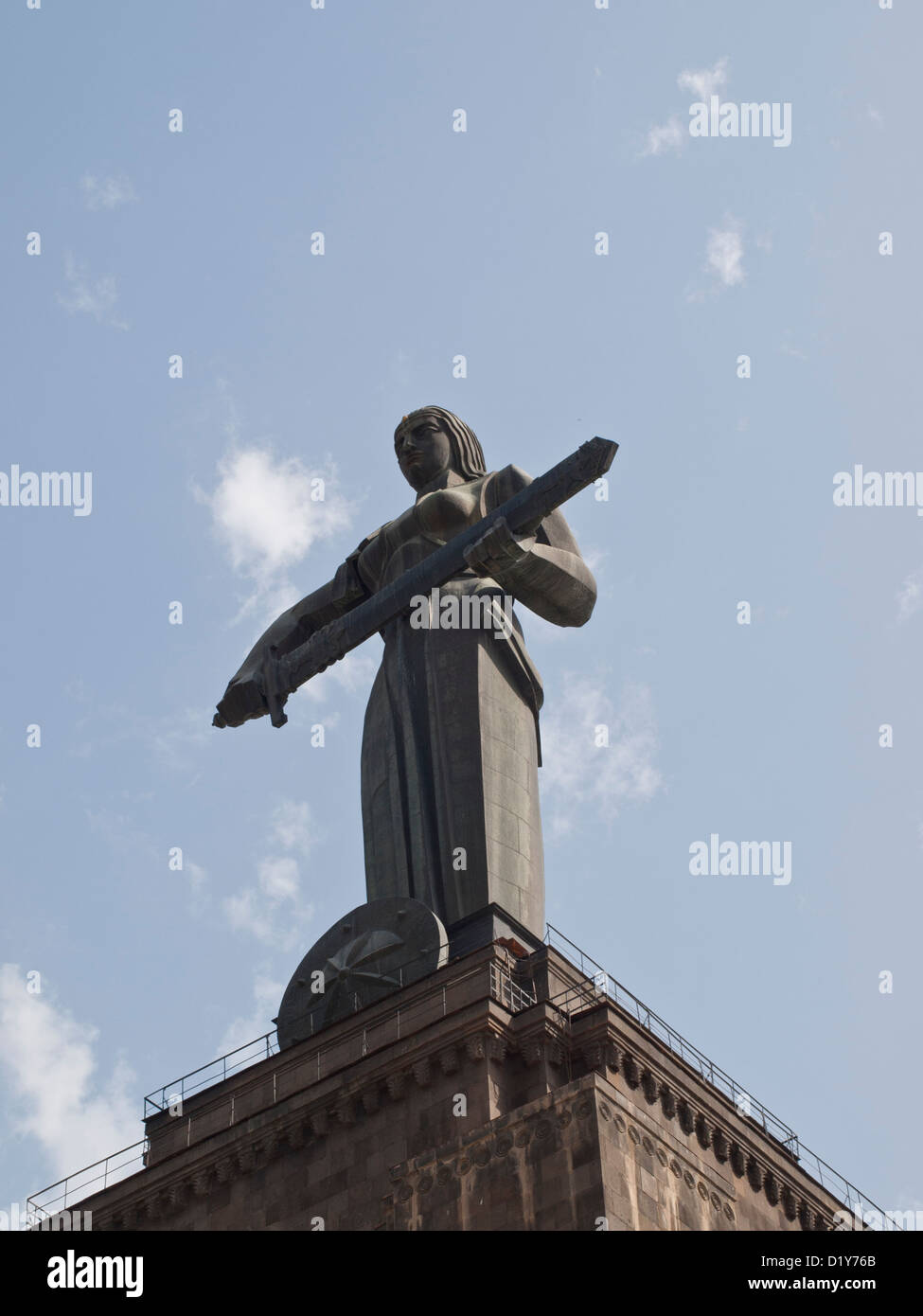 Madre Armenia statua, Yerevan Foto Stock