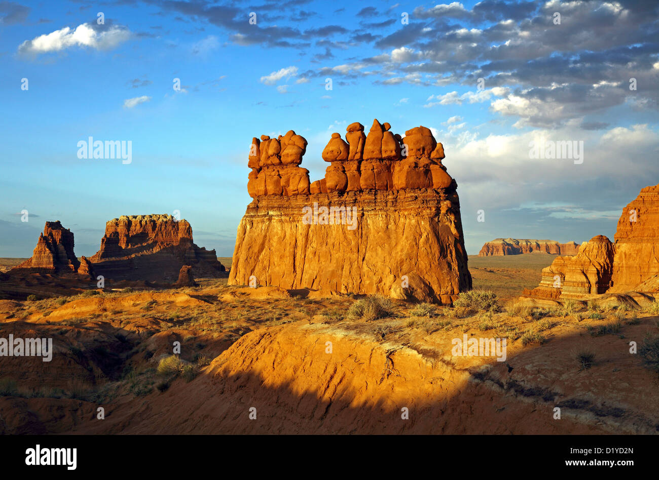 Goblin Valley, San Raffael si gonfiano, Utah, Stati Uniti d'America Foto Stock