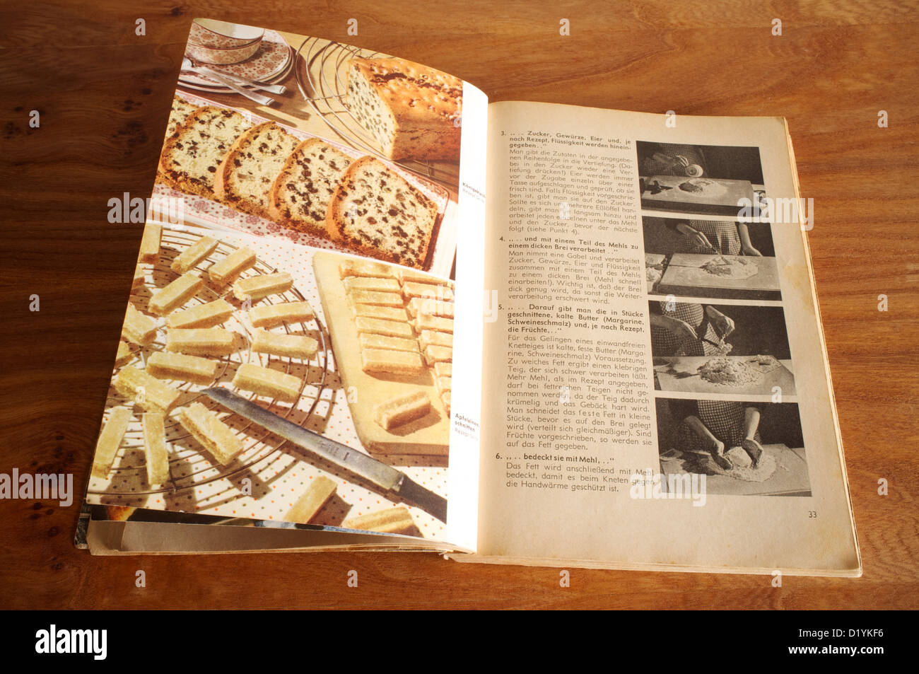 Vintage Dr. Oetker libro di cucina Foto Stock