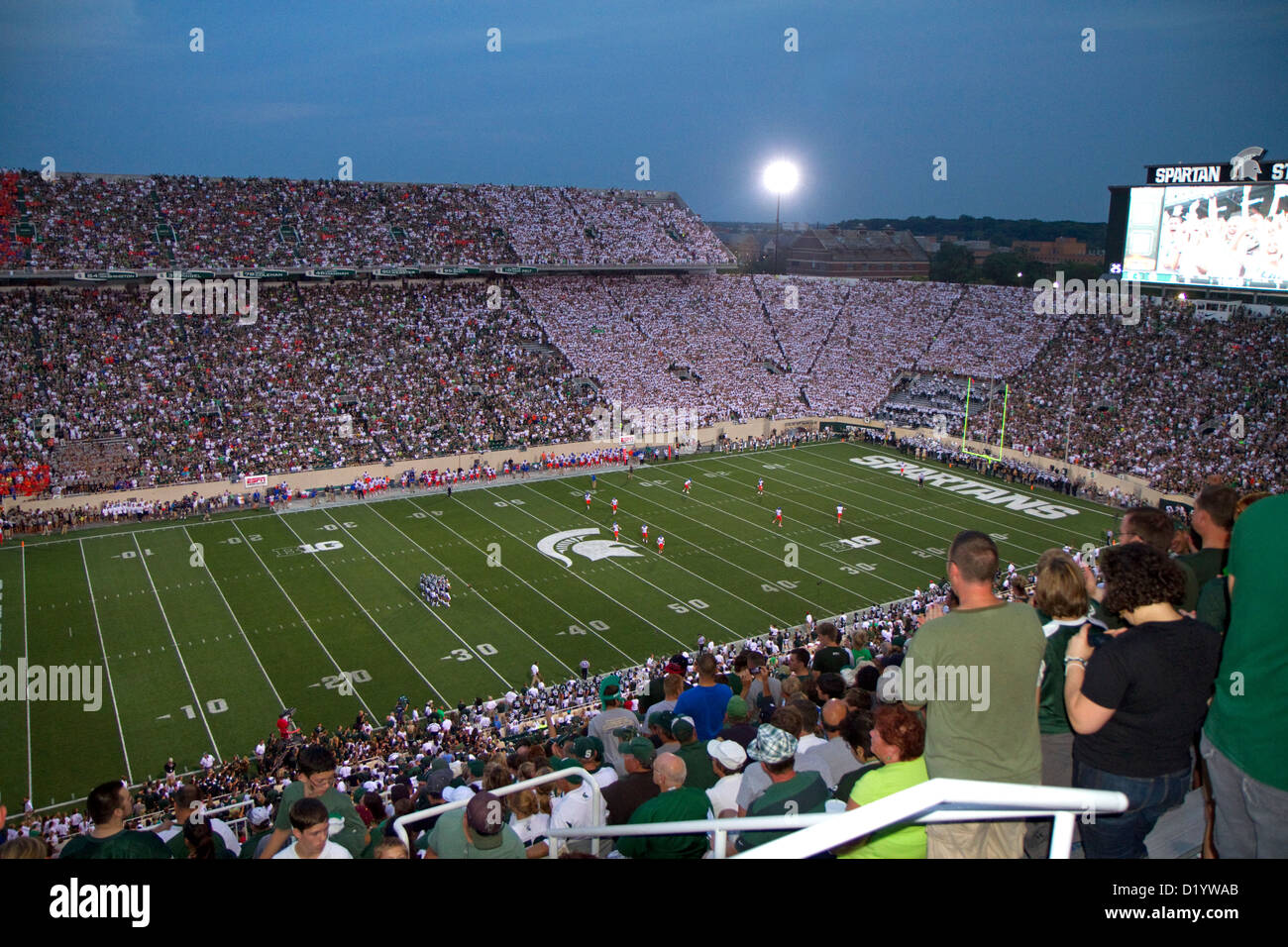 Spartan Stadium a Michigan State University di East Lansing, Michigan, Stati Uniti d'America. Foto Stock