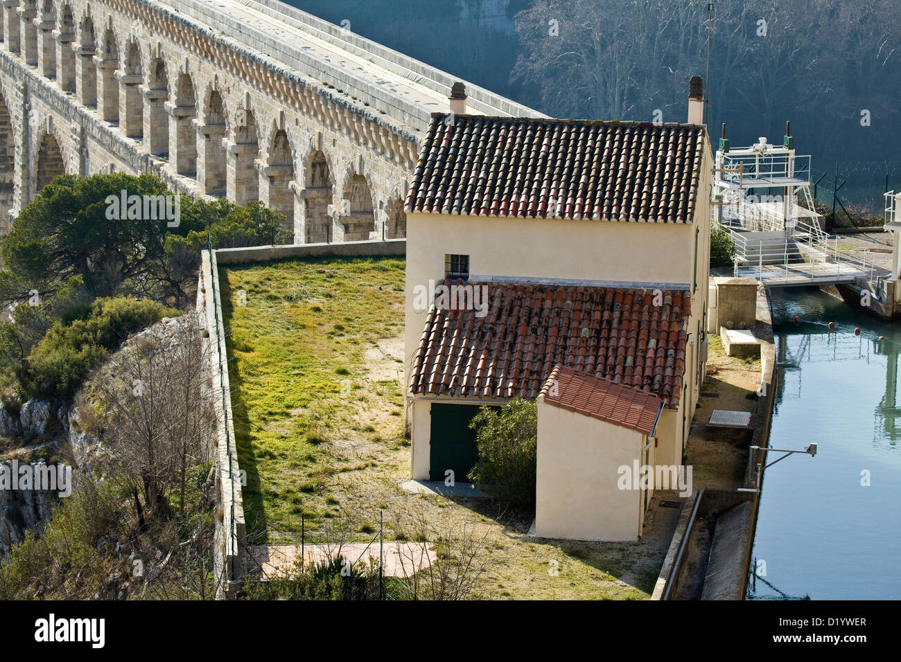 Acquedotto di Roquefavor (Provenza, Francia) Foto Stock