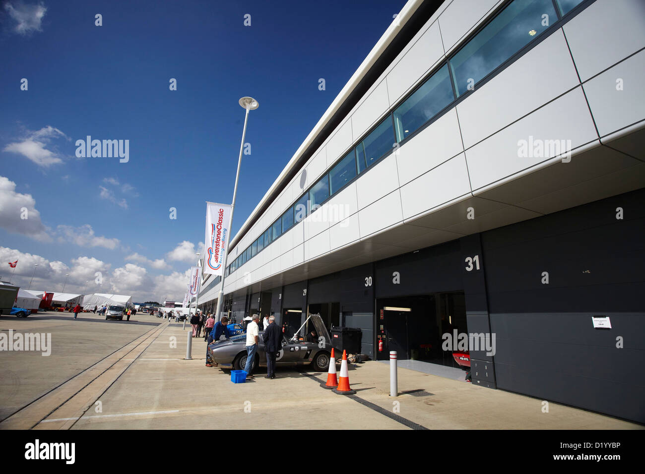 Il Silverstone Classic car event Foto Stock