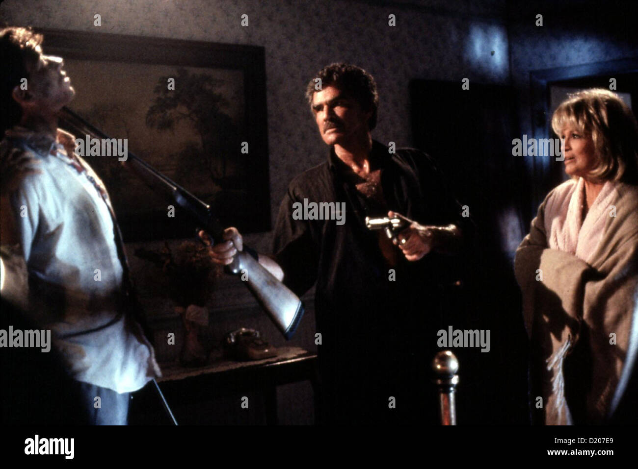 Der psicopatico esasperazione, Brian Wimmer, Burt Reynolds, Angie Dickinson David (Brian Wimmer), Roy (Burt Reynolds) und Georgina Foto Stock