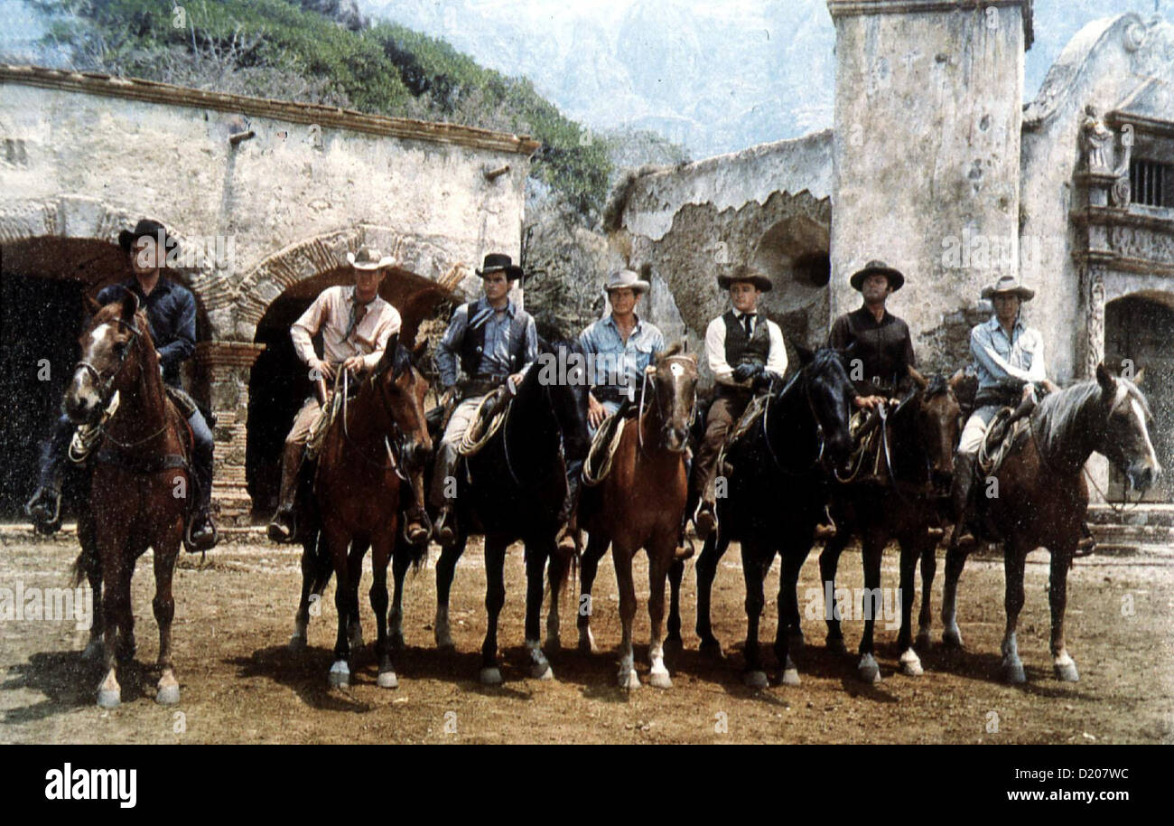 Die Glorreichen Sieben magnifici sette, la Filiera "Glorreichen Sieben" *** Caption locale *** 1960 -- Foto Stock