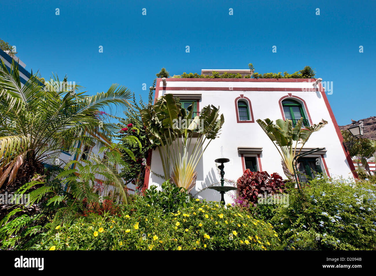 Casa del Sole, Puerto de Mogan, Gran Canaria, Isole Canarie, Spagna, Europa Foto Stock