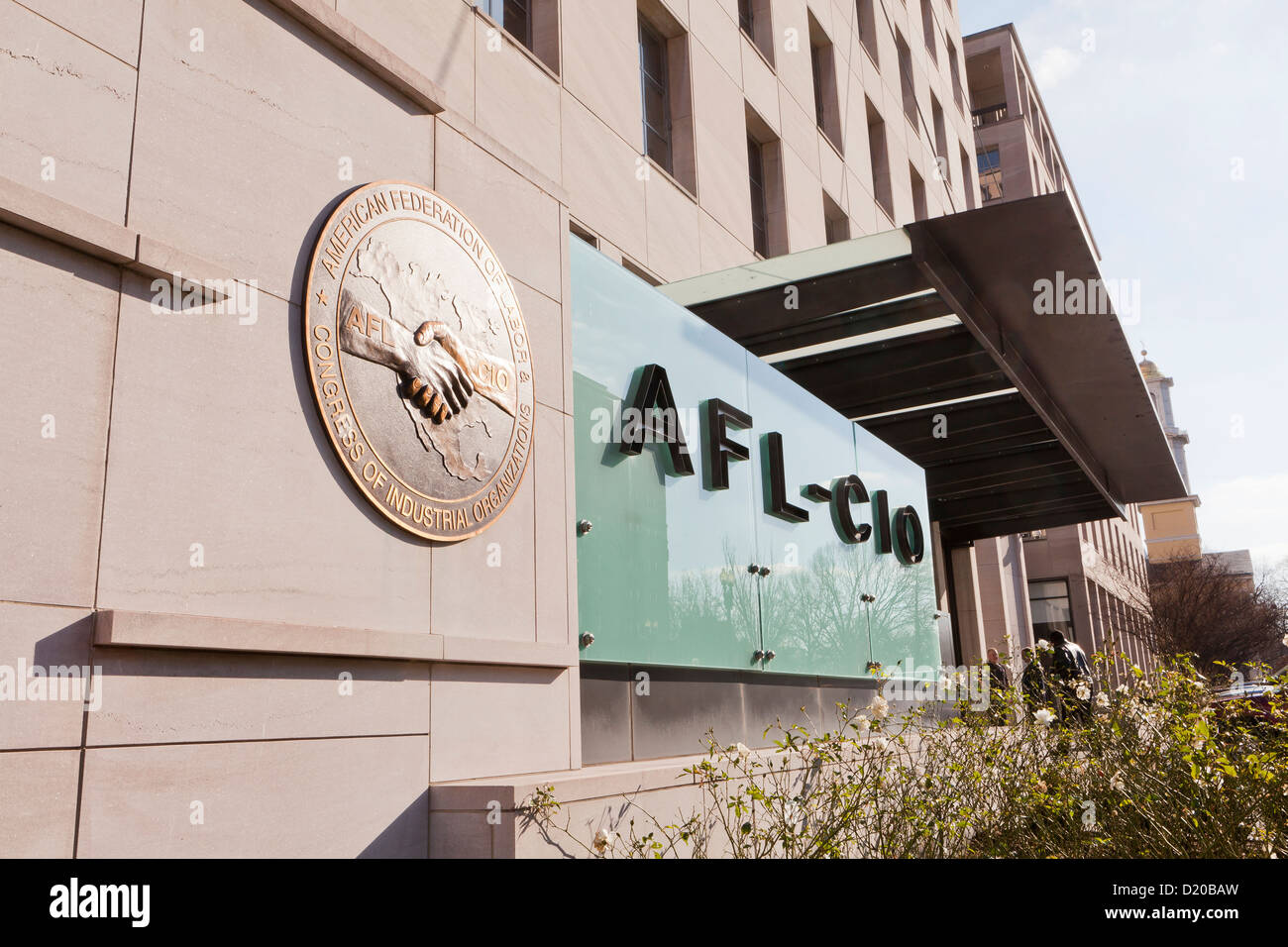 AFL CIO edificio sede centrale - Washington DC, Stati Uniti d'America Foto Stock