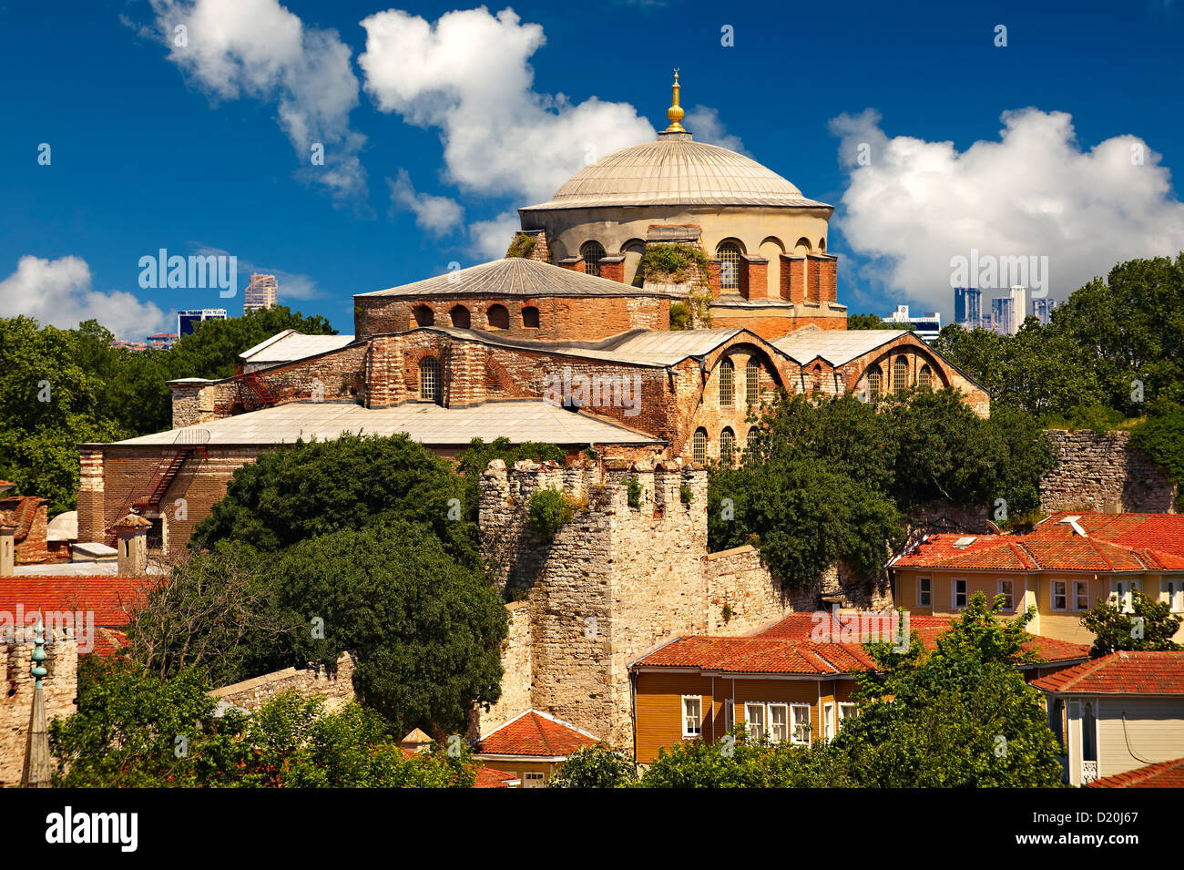 La chiesa bizantina di Hagia Irene o Hagia Eirene , Istanbul Turchia Foto Stock