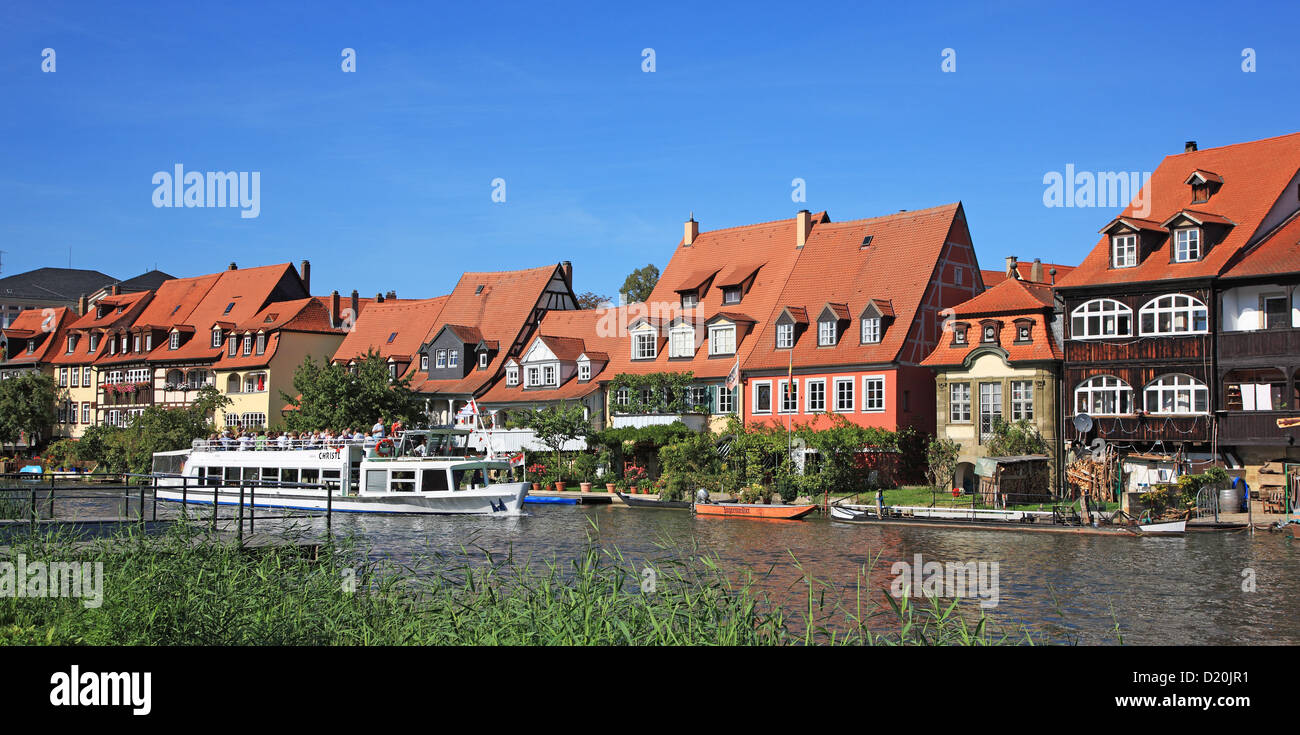 In Germania, in Baviera, Bamberg, Little Venice, patrimonio mondiale dell UNESCO Foto Stock