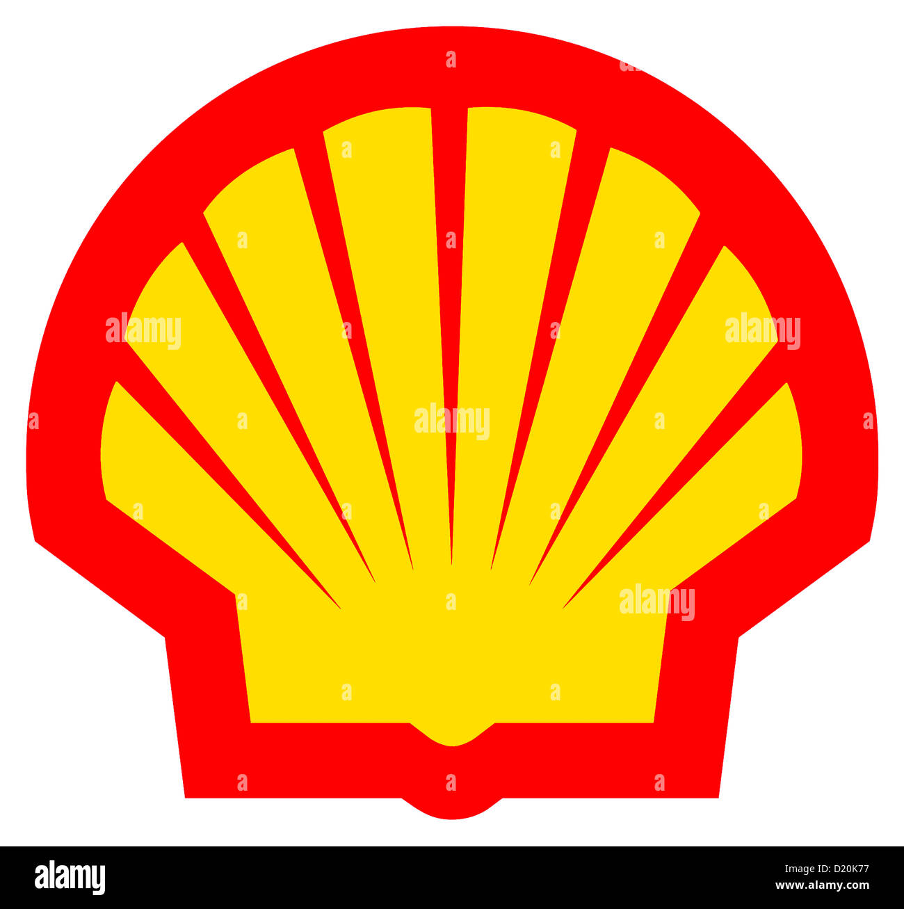 Il logo di olio minerale azienda Royal Dutch Shell. Foto Stock