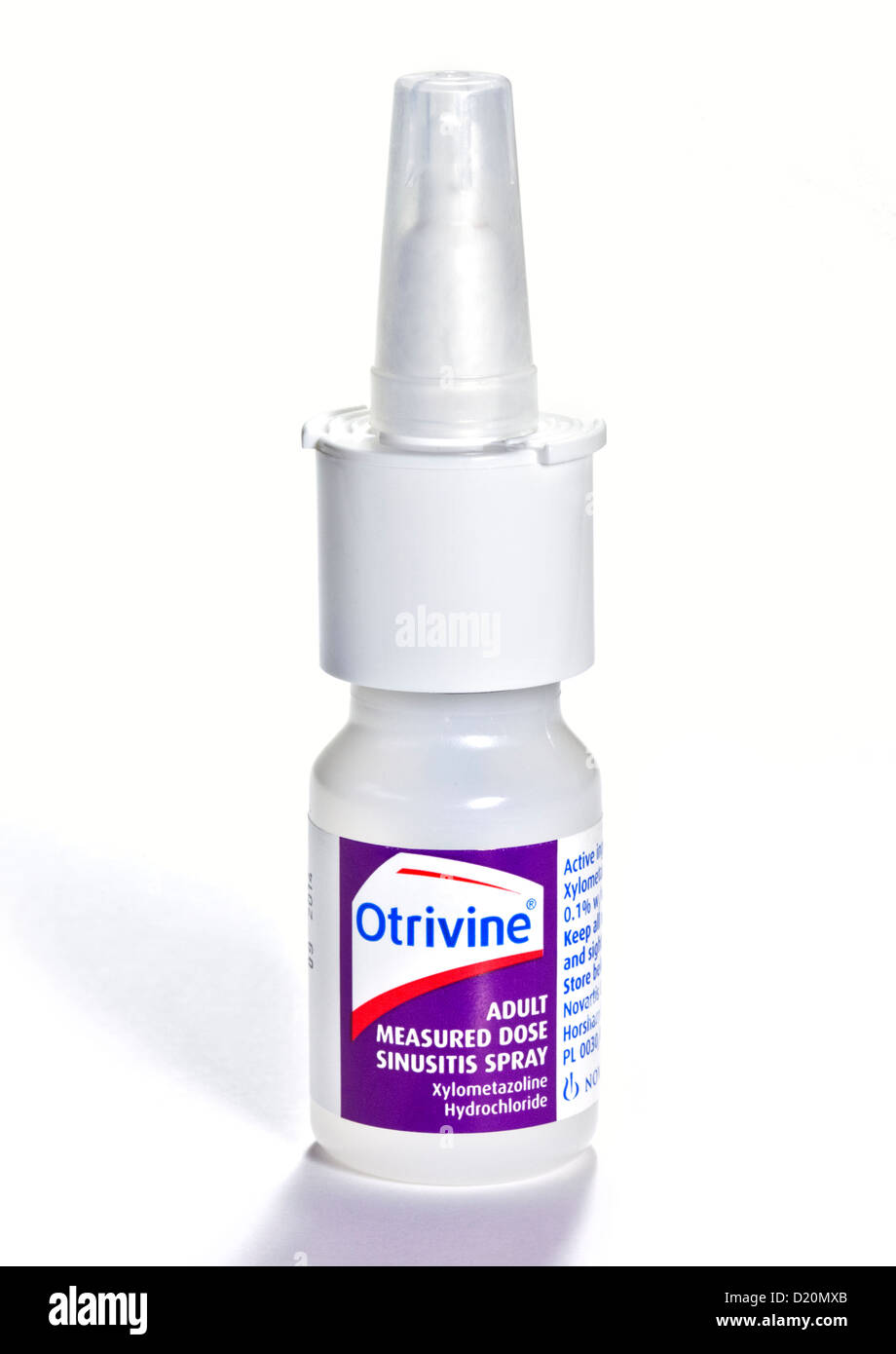 Otrivine adulti la dose misurata sinusite Spray/spray nasale Foto Stock