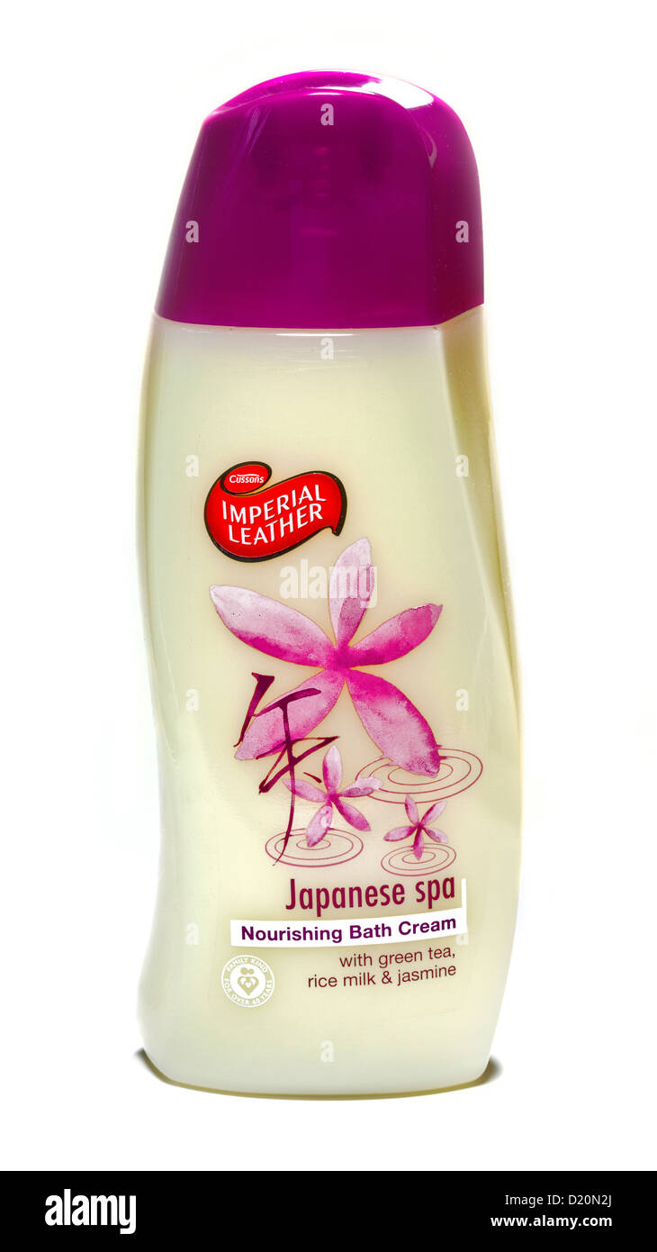 Cussons imperiale giapponese in pelle Spa nutriente CREMA BAGNO Foto Stock
