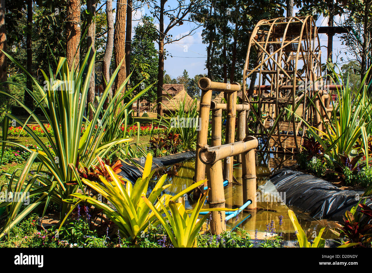 Turbina irrigare , Muangkan thailandia Foto Stock