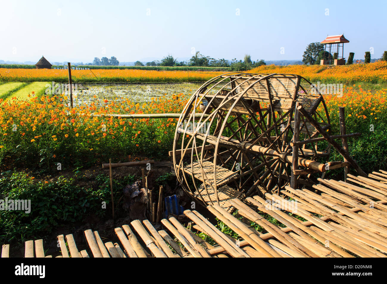 Turbina irrigare , Muangkan thailandia Foto Stock