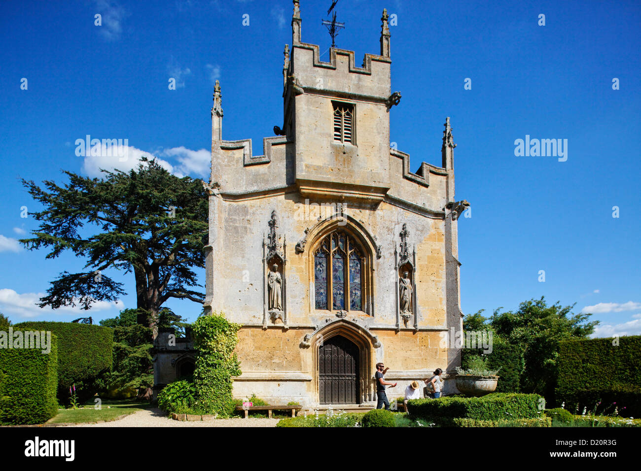 Chiesa di Santa Maria in Castello di Sudeley, Gloucestershire, Cotswolds, Inghilterra, Gran Bretagna, Europa Foto Stock