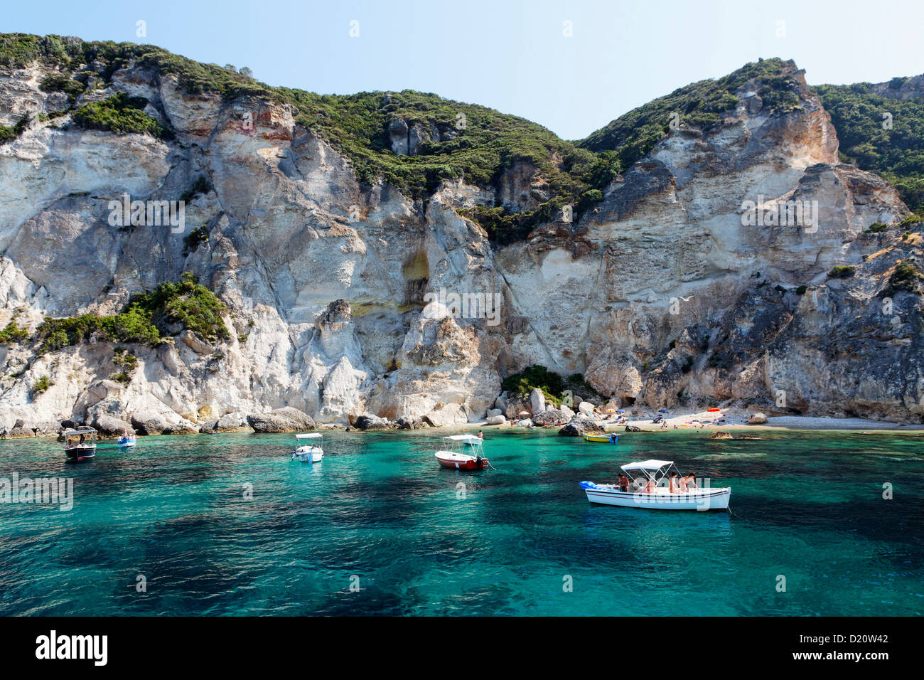 Cala Felci beach, Isola di Ponza e isole Pontine, Lazio, l'Italia, Europa Foto Stock