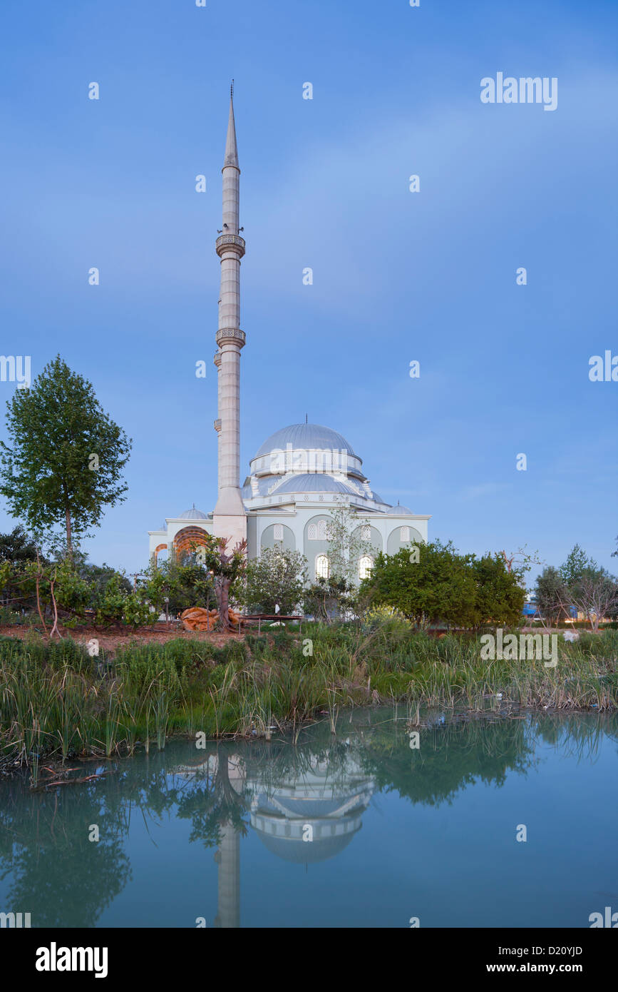Moschea a Manavgat, Antalya, Riviera Turca, Turchia Foto Stock