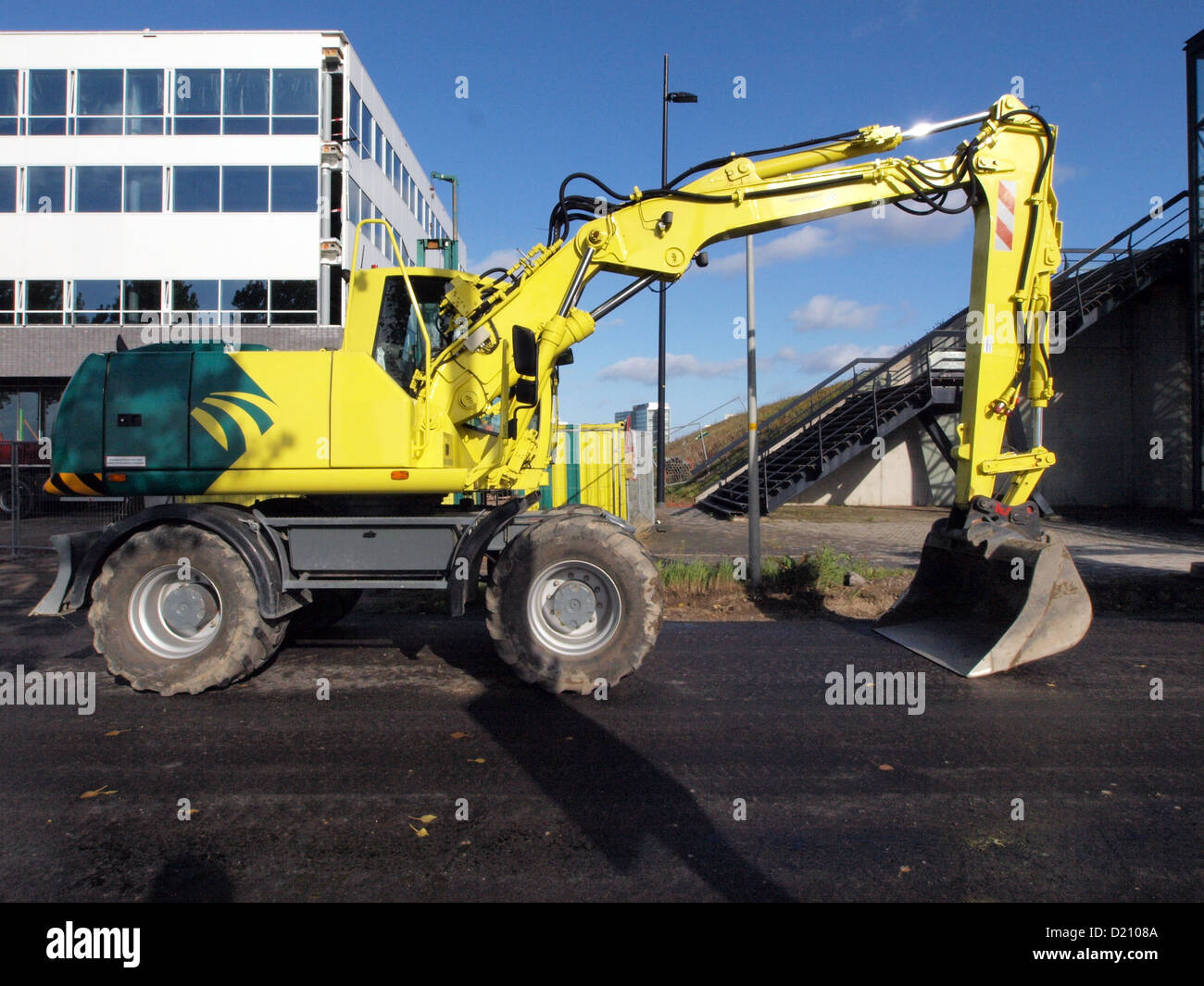 L'escavatore dura Vermeer è un pezzo di macchinari per l'edilizia pesante progettato per le attività di scavo e movimento terra. Noto per la sua efficienza e durata, questo escavatore è comunemente utilizzato in progetti di costruzione su larga scala, tra cui lo sviluppo di infrastrutture e le operazioni di scavo. Foto Stock