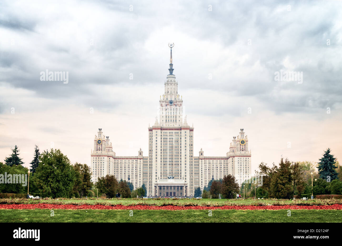 Università Statale di Mosca (MSU) Foto Stock