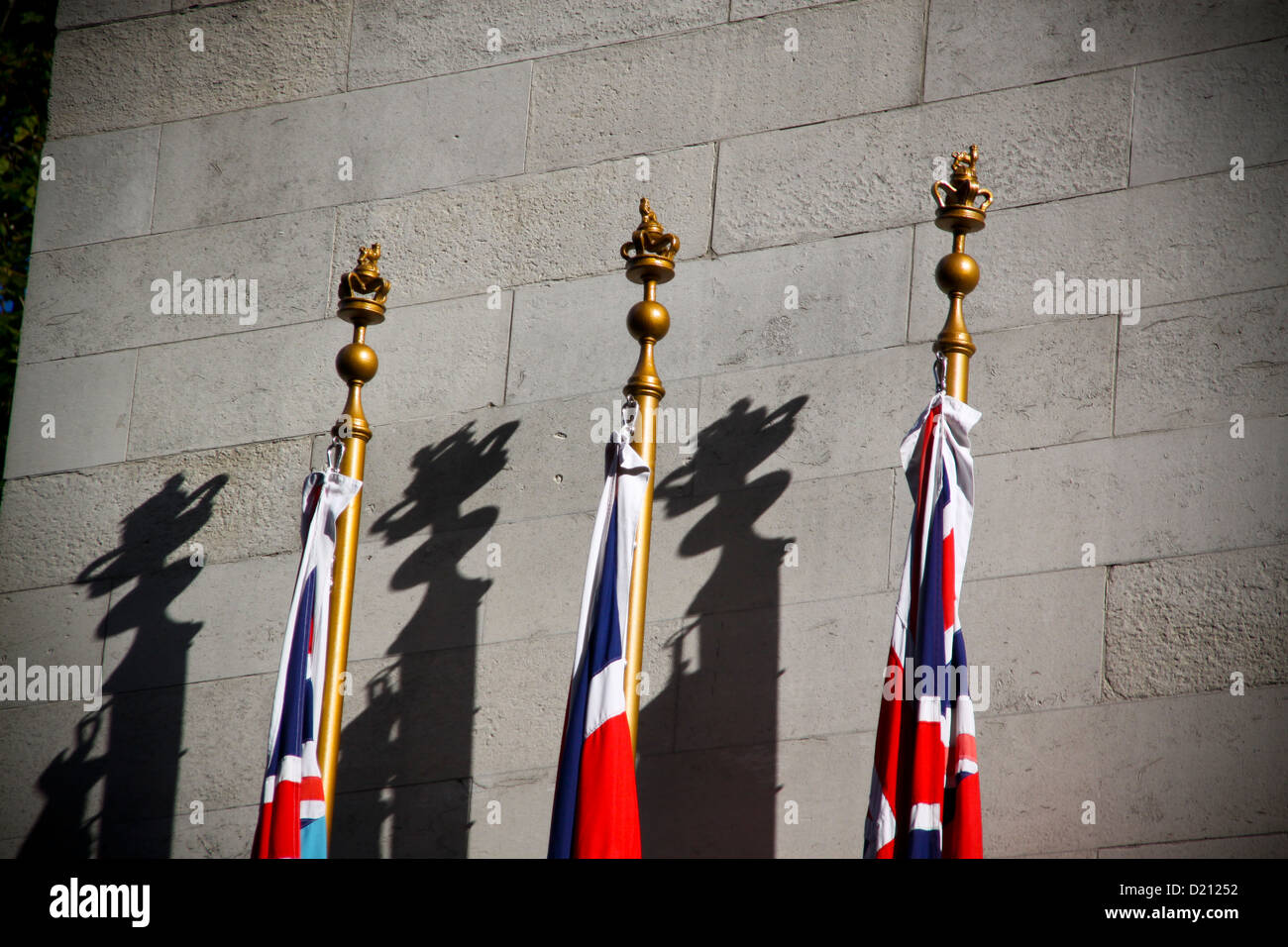 Il cenotafio War Memorial Whitehall di Londra da Lutyens Foto Stock