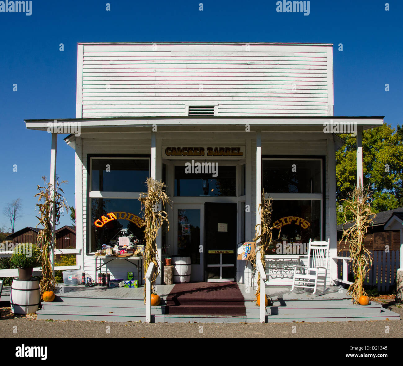 Il Cracker Barrel Old Time Country Store Camp 5 Logging Camp Foto Stock