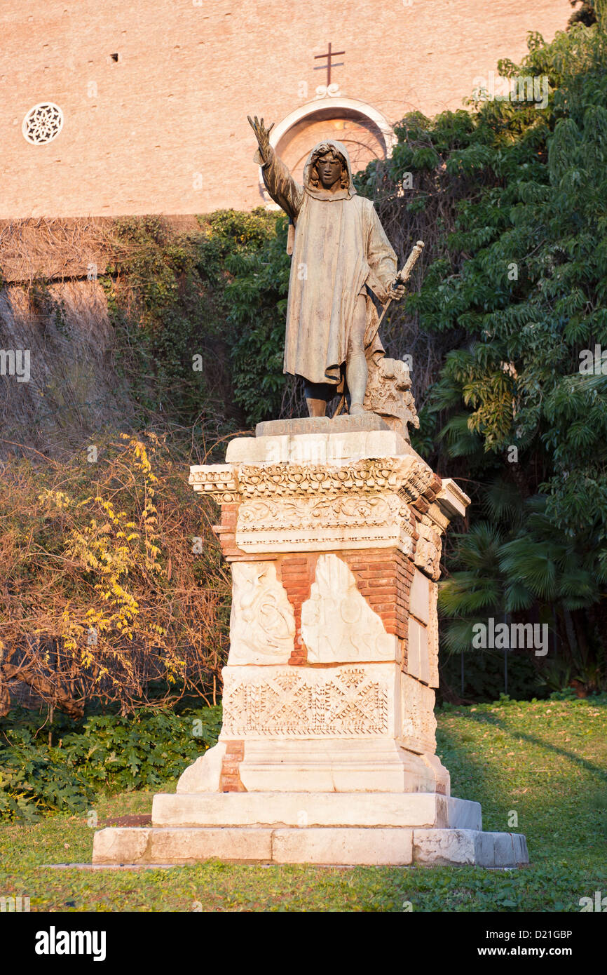 Statua in bronzo in Capitolin Hill a Roma Foto Stock