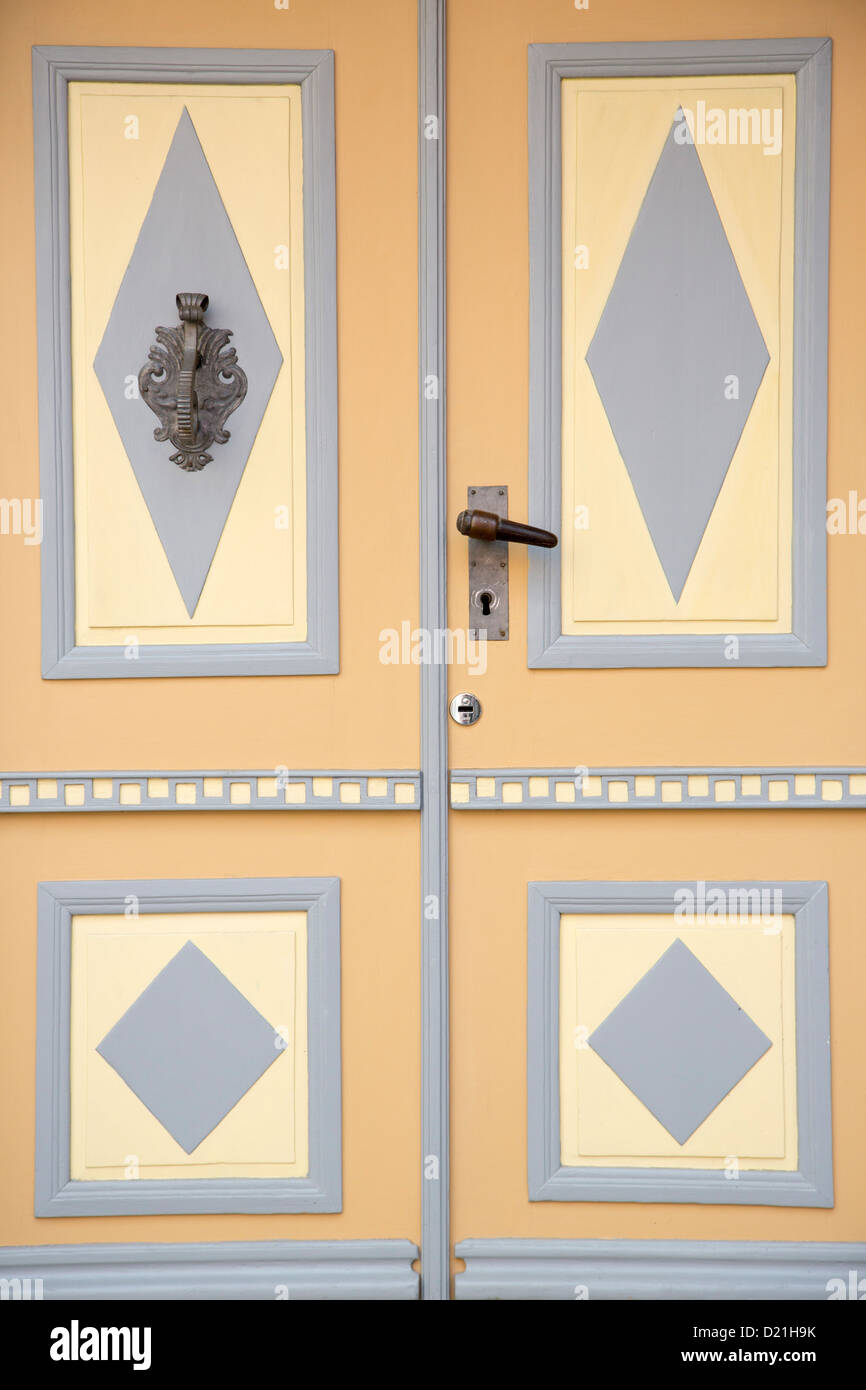 Dettaglio della porta, Tallinn, Harjumaa, Estonia, paesi baltici, Europa Foto Stock