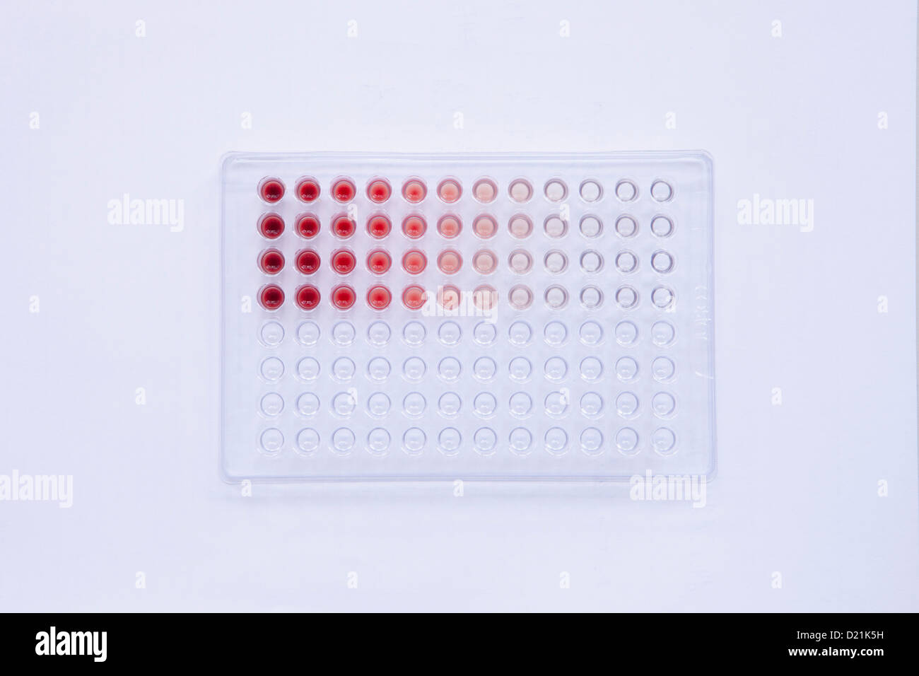 In Germania, in Baviera, Monaco di Baviera, la biocompatibilità da test sangue wiith in laboratorio Foto Stock