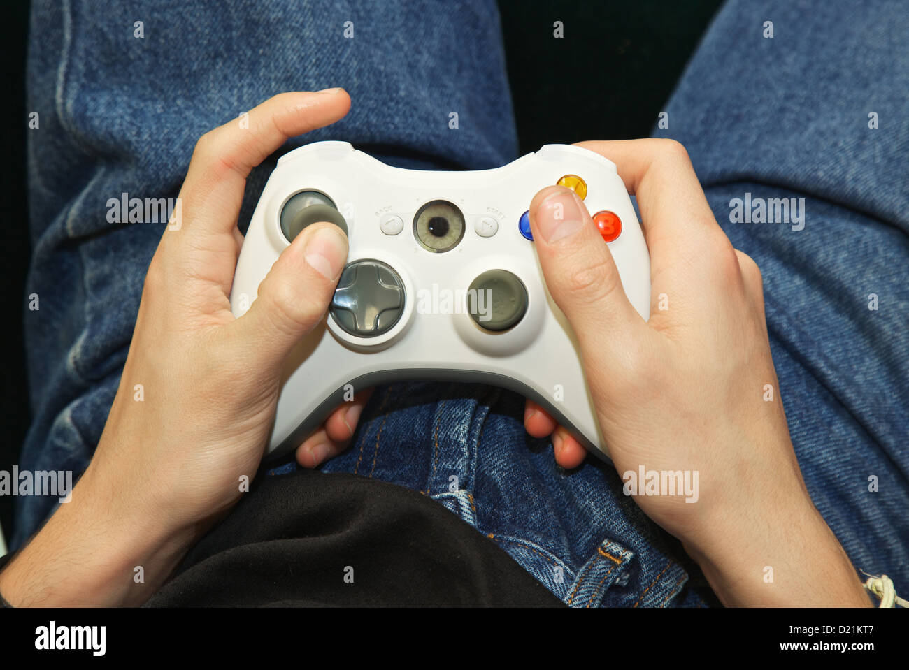 Console video controller remoto di sorveglianza Foto Stock
