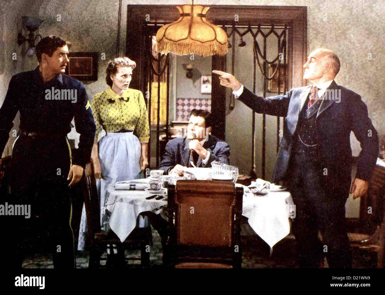 Mit Leib und Seele lunga linea grigia, Tyrone Power, Maureen O'Hara, Sean McClory, Donald Crisp Marty Maher (Tyrone Power) Foto Stock