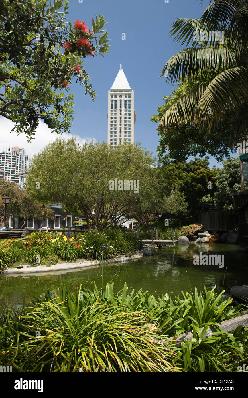 POND Seaport Village downtown San Diego California USA Foto Stock