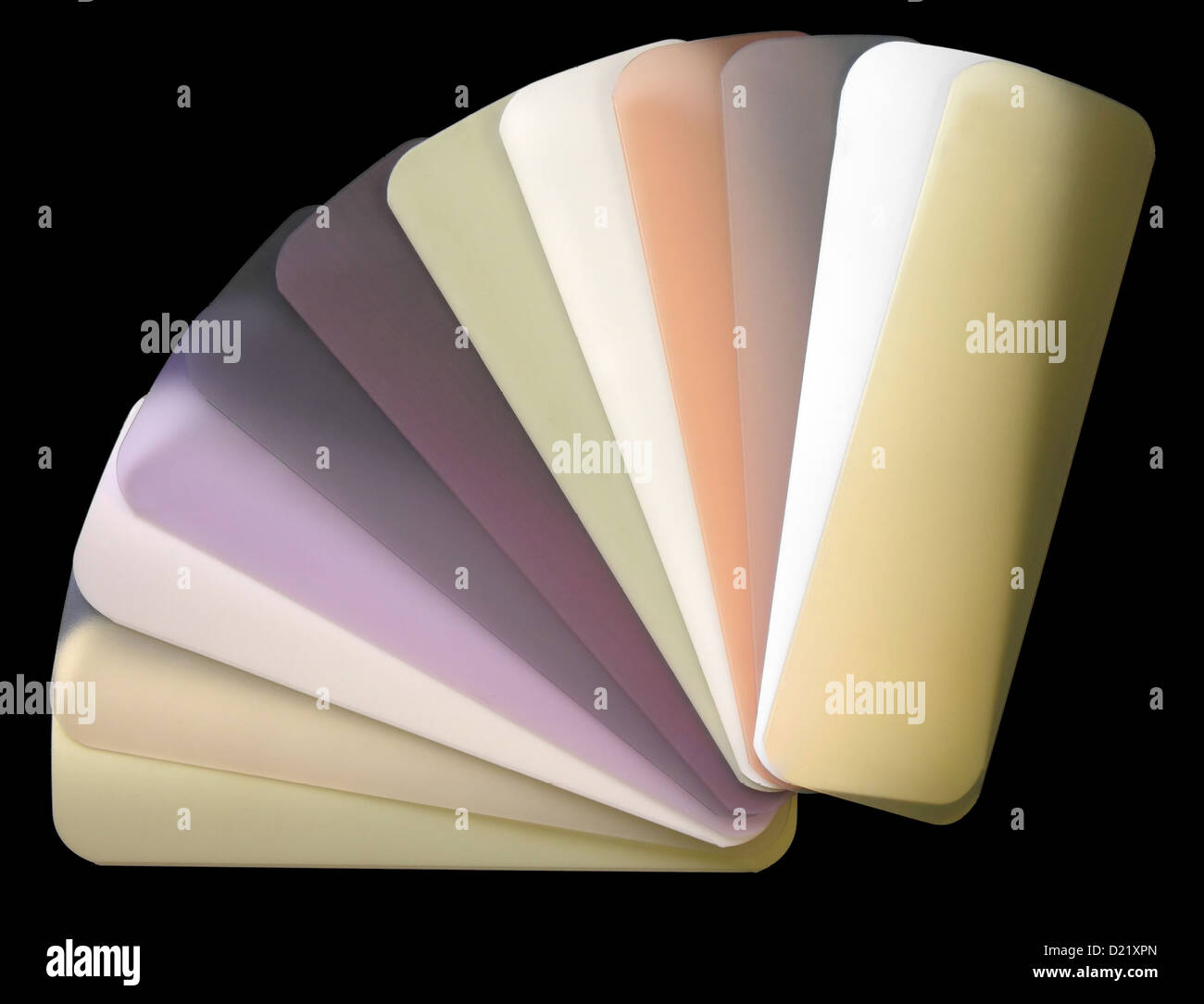 Semi-trasparente veneziane grafico a colori Foto Stock