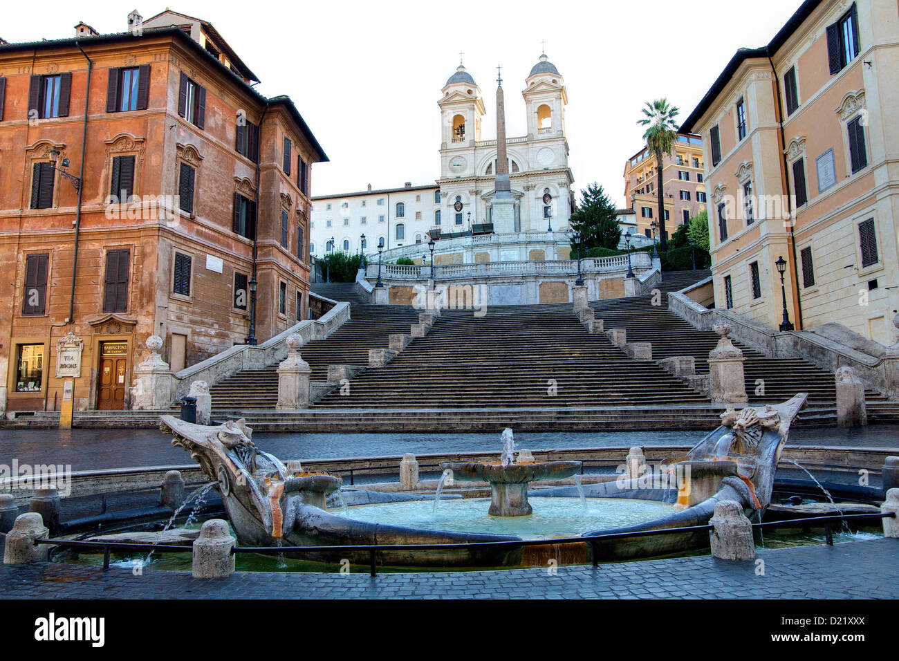 Piazza di Spagna Piazza di Spagna Roma Foto Stock