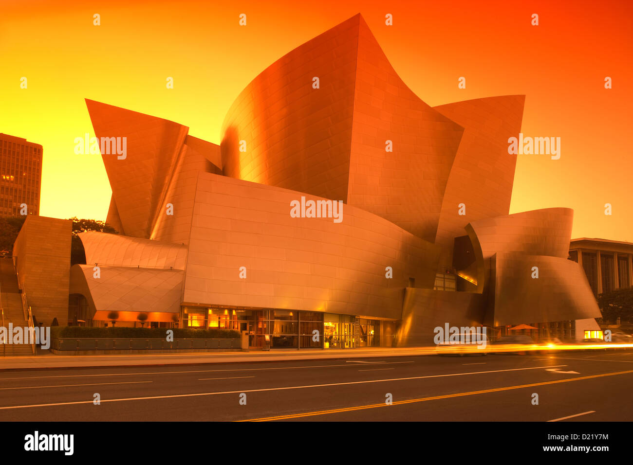 WALT DISNEY CONCERT HALL (©Frank Gehry 2003) il centro cittadino di Los Angeles California USA Foto Stock