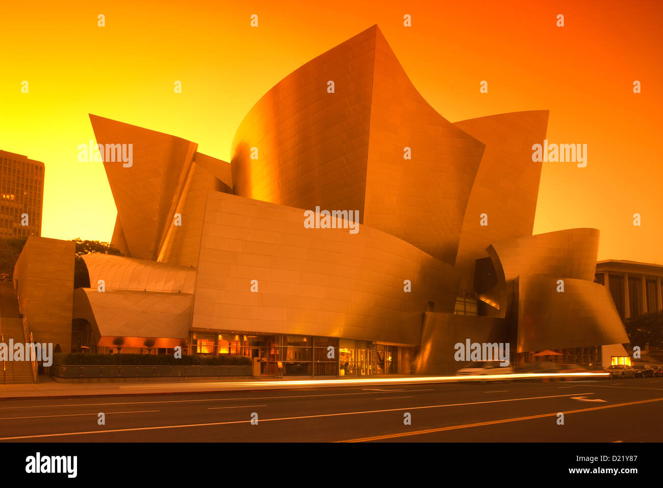 WALT DISNEY CONCERT HALL (©Frank Gehry 2003) il centro cittadino di Los Angeles California USA Foto Stock