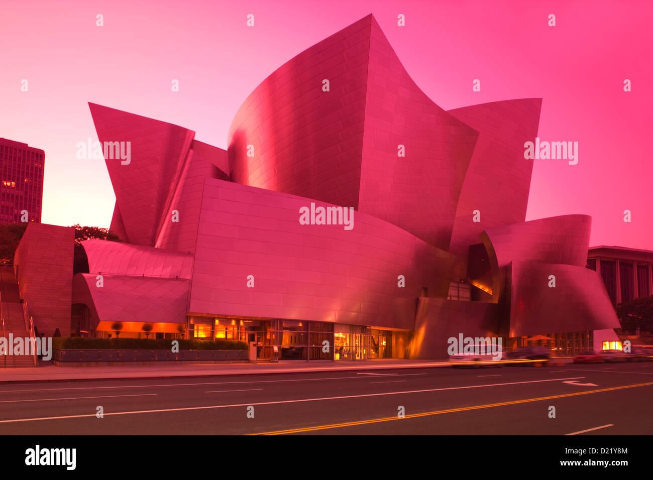 WALT DISNEY CONCERT HALL (©Frank Gehry 2003) il centro cittadino di Los Angeles California USA Foto Stock