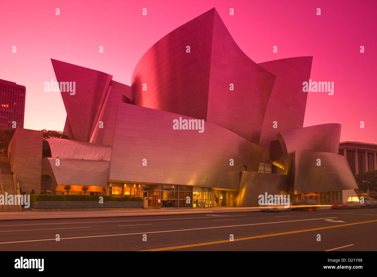 WALT DISNEY CONCERT HALL (©Frank Gehry 2003) il centro cittadino di Los Angeles California USA Foto Stock