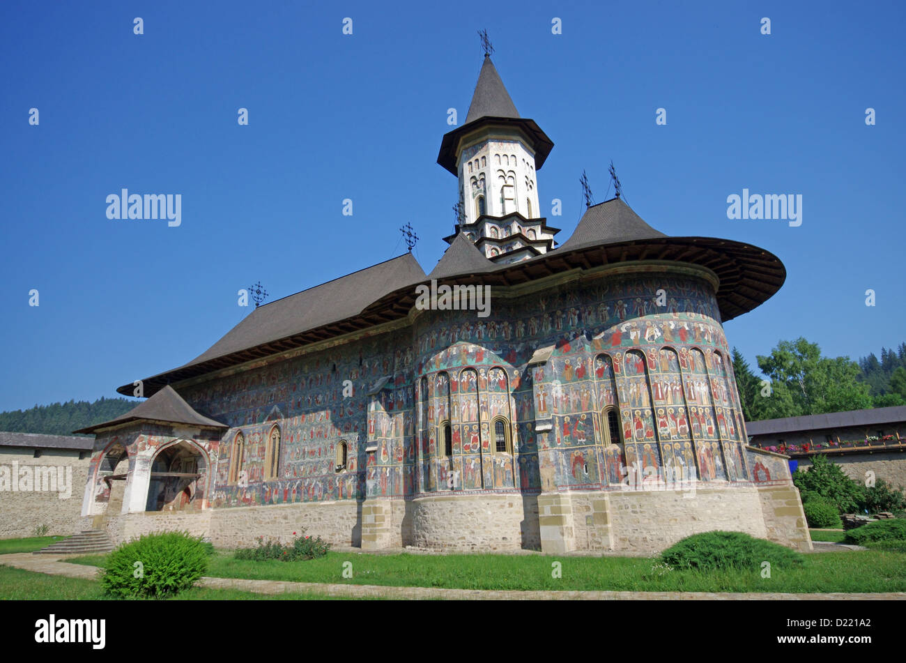 Patrimonio Unesco, chiesa del Monastero Sucevita Foto Stock