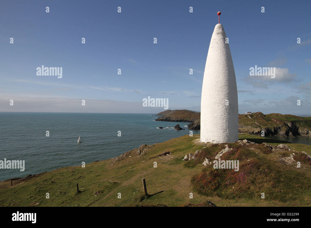 Il faro di Baltimora presso Baltimore, nella contea di Cork in Irlanda Foto Stock