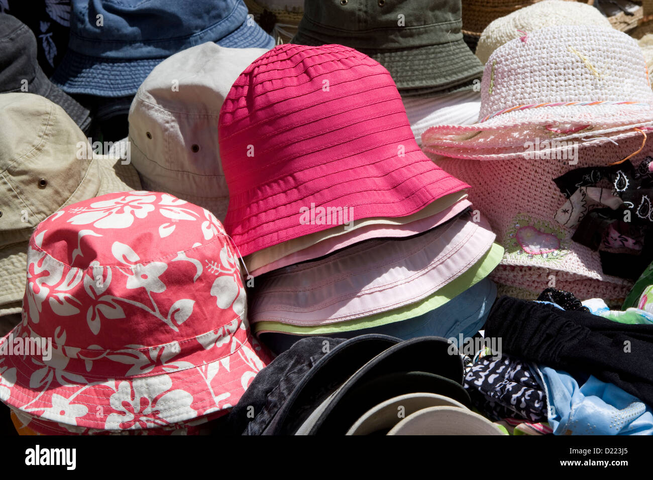 Sardegna: beachware per la vendita Foto Stock