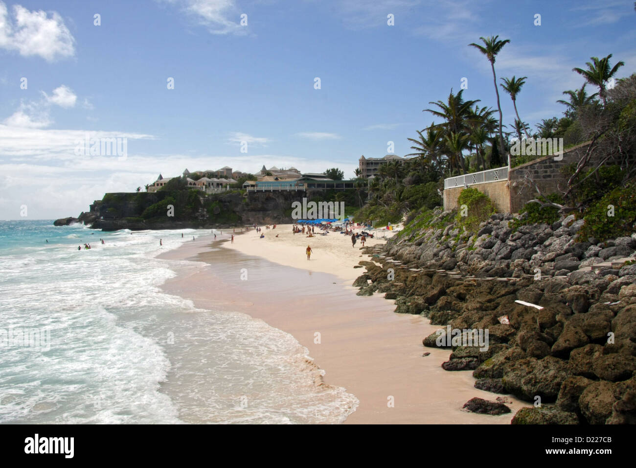 Gru Bay, la spiaggia e il Resort, Barbados Foto Stock