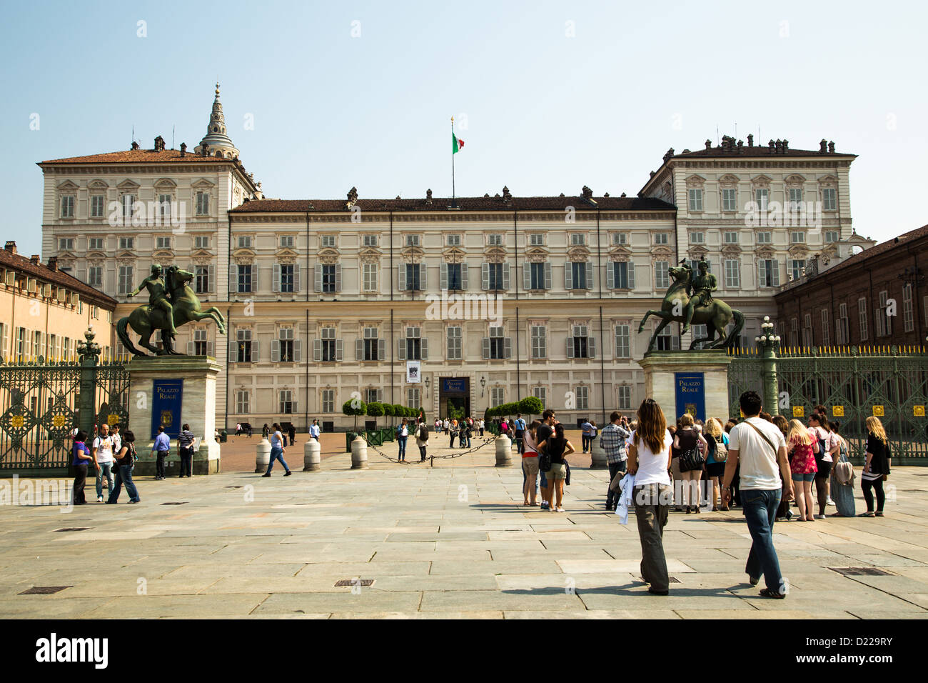 Il Palazzo Reale di Torino Italia Foto Stock