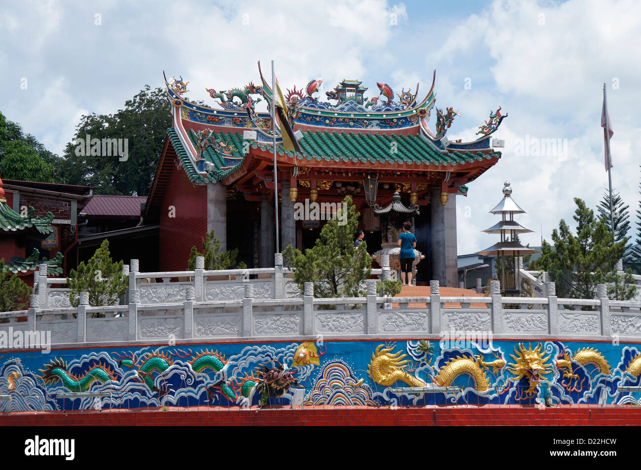 Tua Pek Kong Temple a Kuching, Sarawak Foto Stock