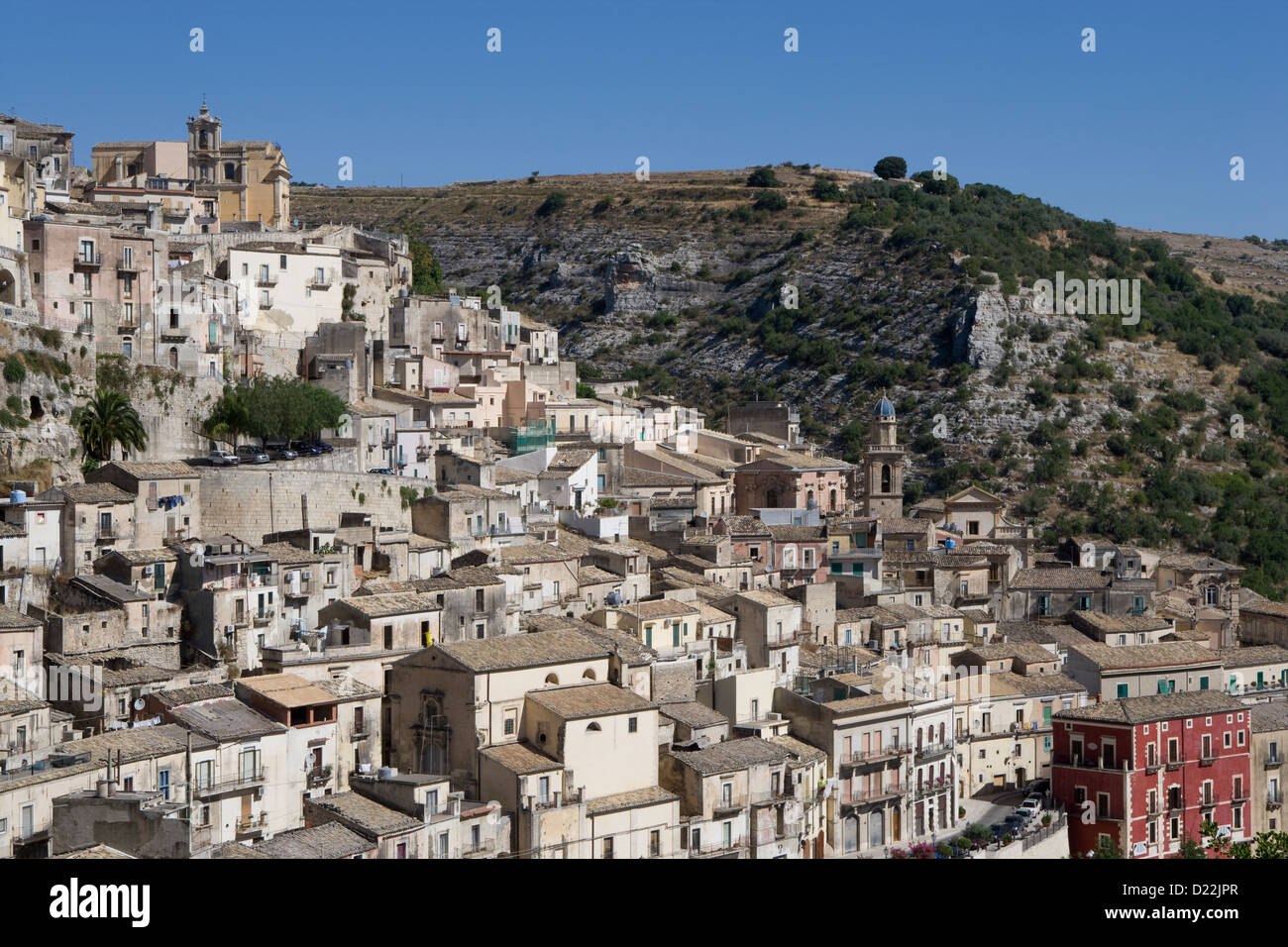 Ragusa: vista di Ragusa Ibla Foto Stock