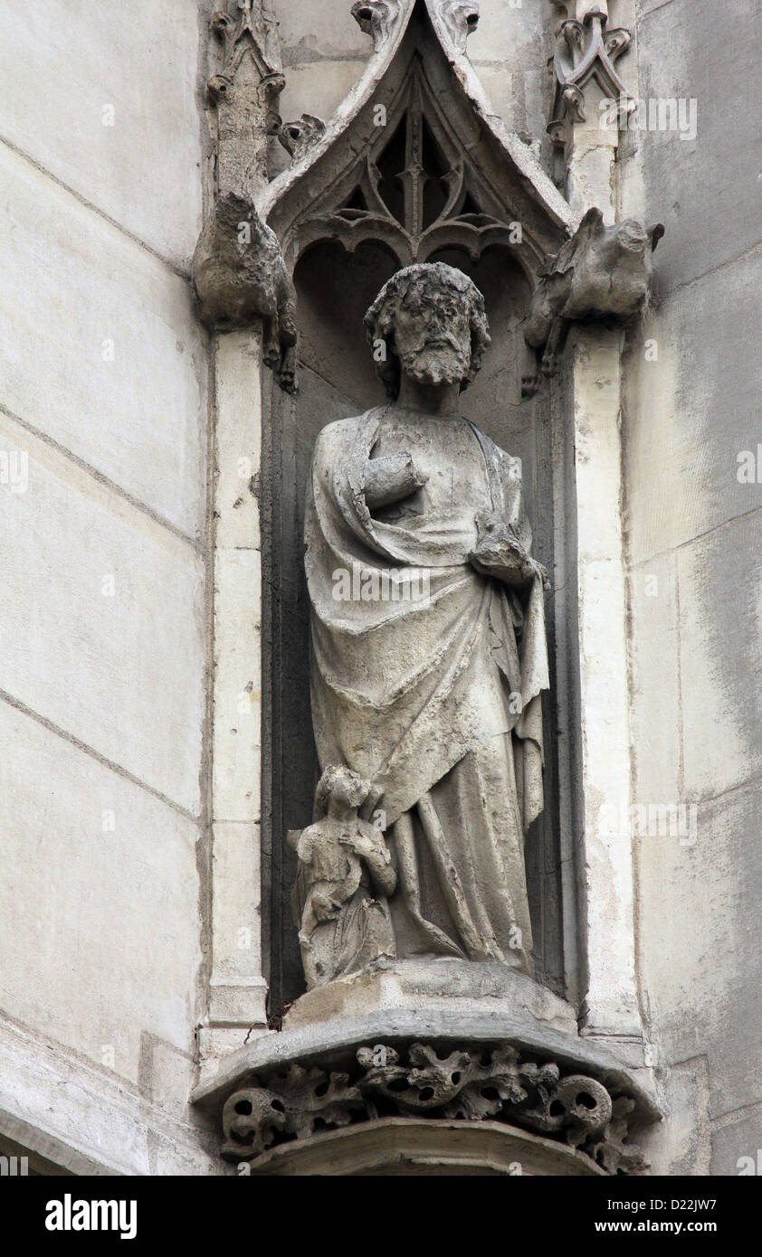 San Matteo Evangelista san Bernardo de la Chapelle Chiesa, Parigi Foto Stock