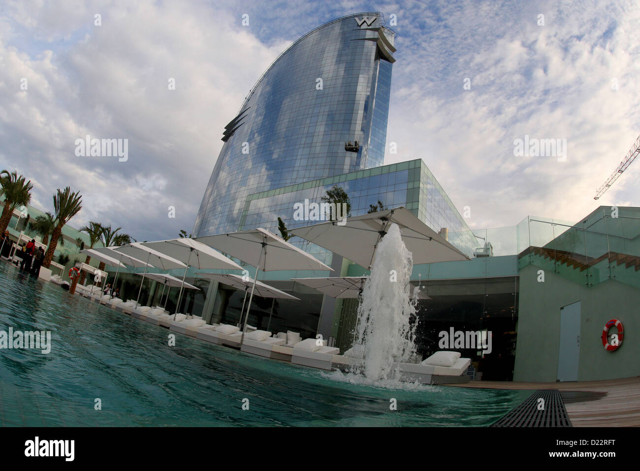 Barcelona, Spagna, W Barcelona W hotel in tutto il mondo, la catena di hotel Foto Stock