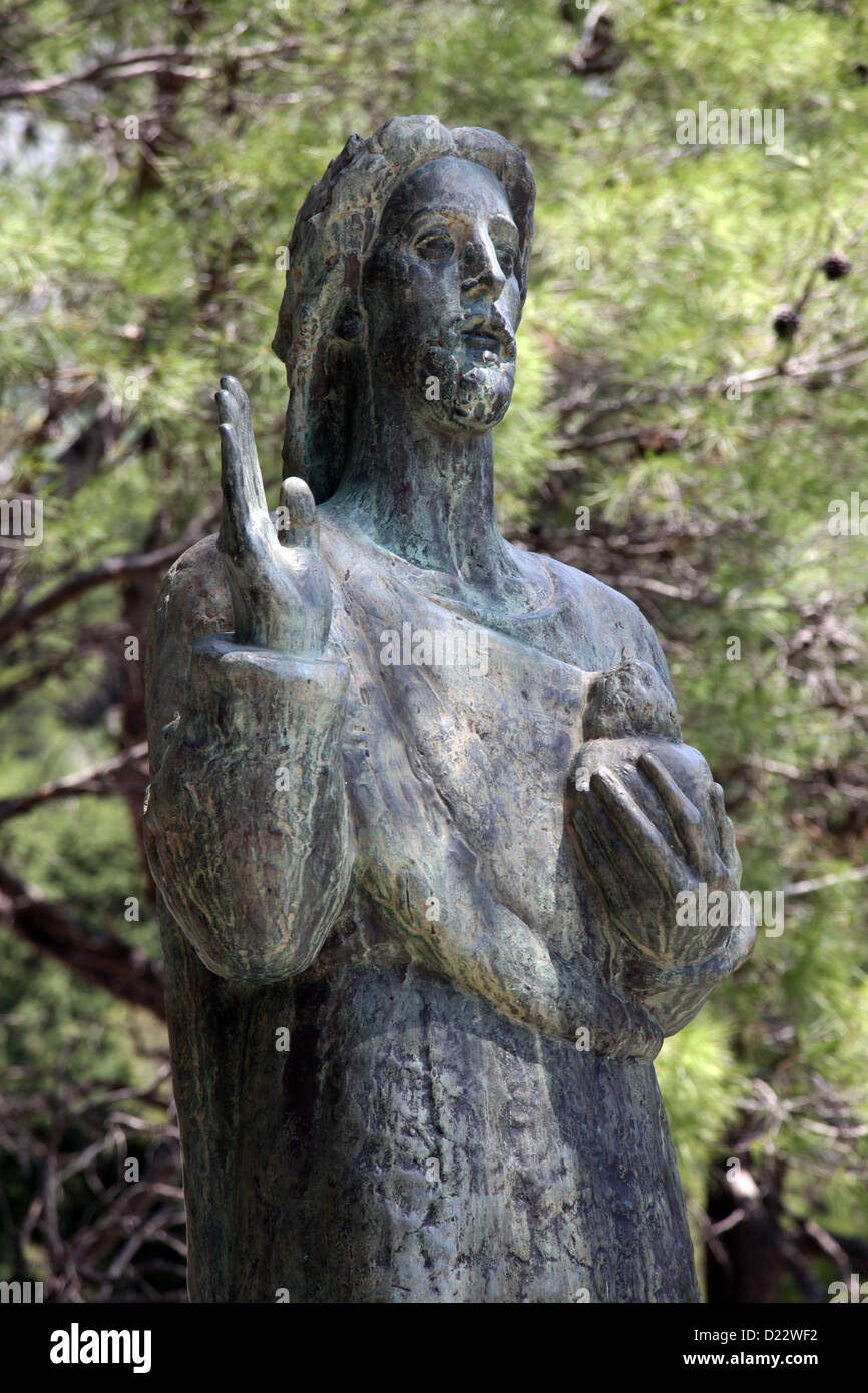 Sacro Cuore di Gesù presso il Santuario di Nostra Signora di Lourdes in Vepric, Croazia Foto Stock