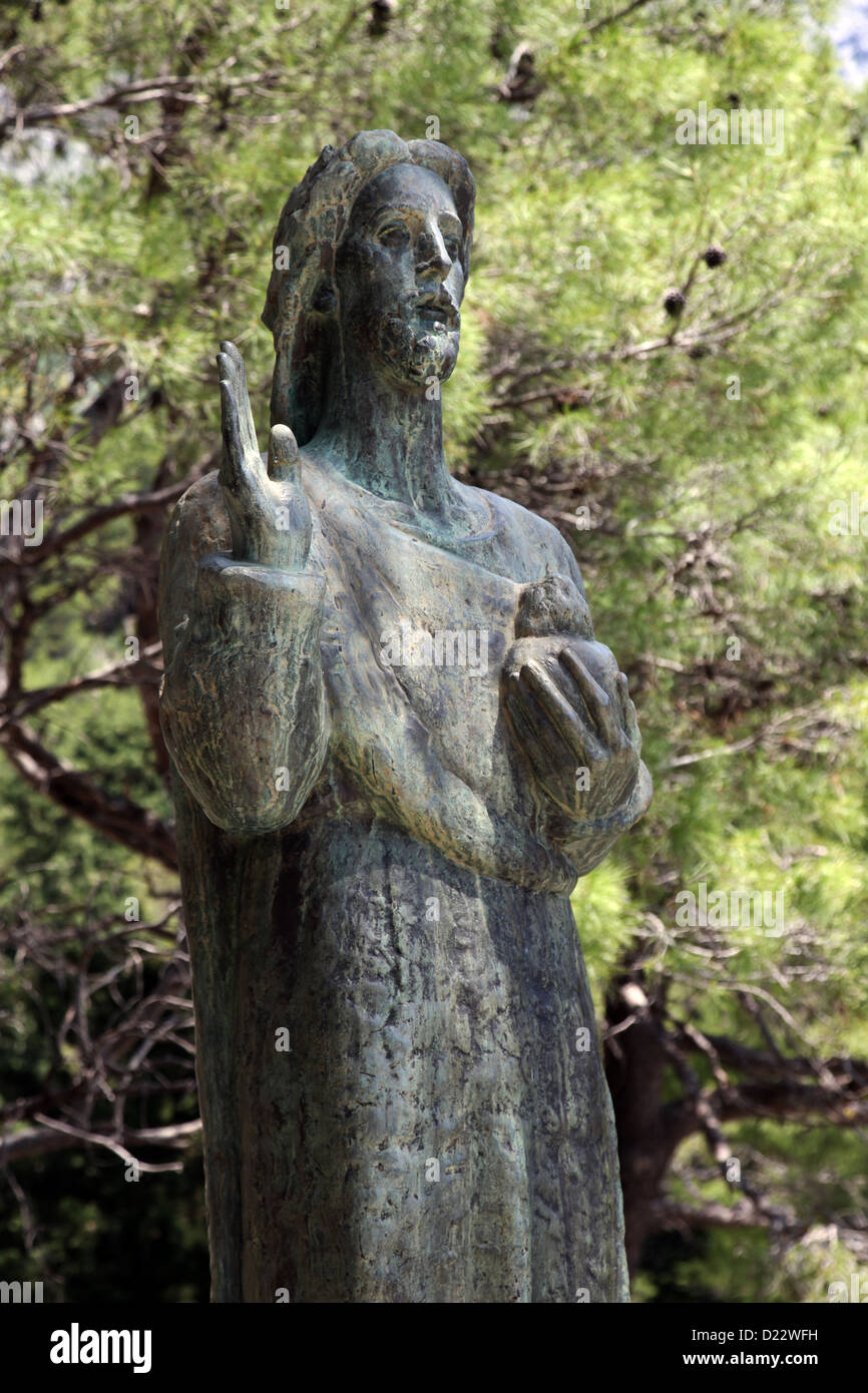 Sacro Cuore di Gesù presso il Santuario di Nostra Signora di Lourdes in Vepric, Croazia Foto Stock